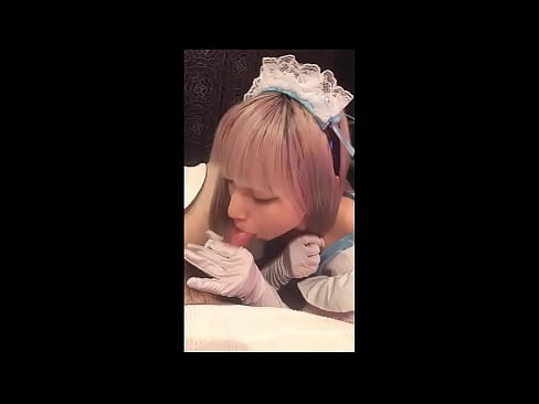 ❤️ Japanese Idol [mayuka], Franse diensmeisie kostuum, deel 1, blowjob en ruk af met lotion ❌ Gehaltepornografie by ons