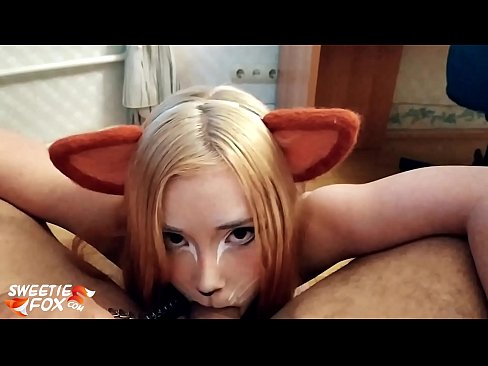 ❤️ Kitsune sluk piel en kom in haar mond ❌ Gehaltepornografie by ons
